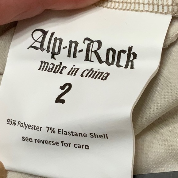 Alp-n-Rock Embroidered tee shadow stripe - Heathered Stone - Picture 9 of 12